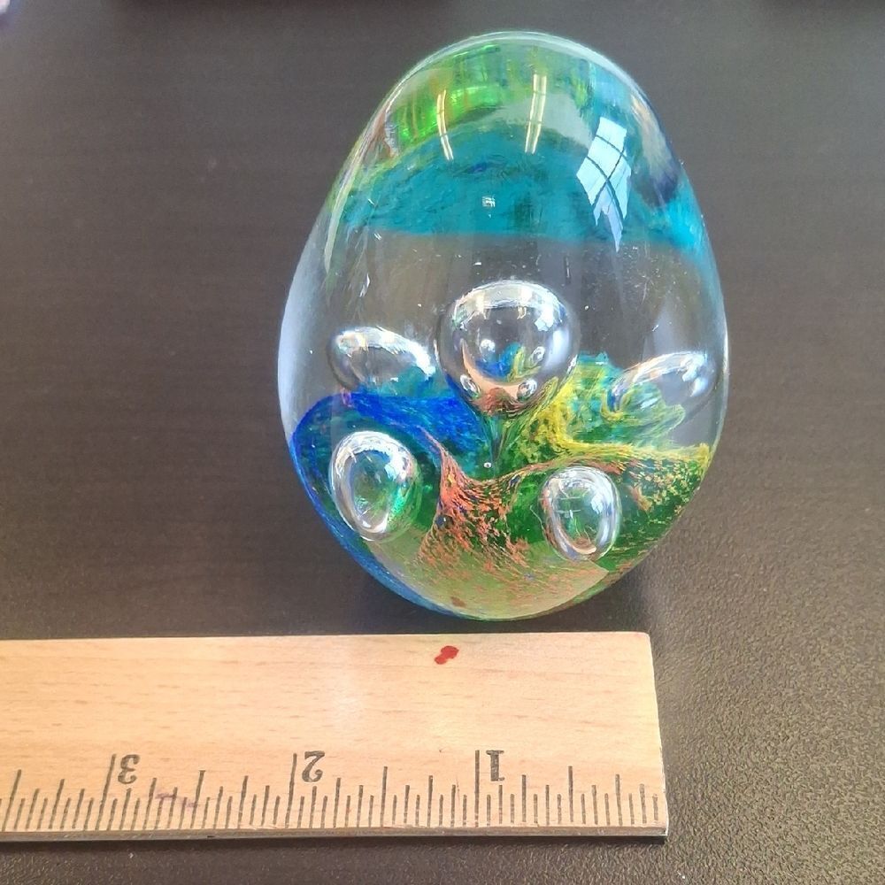 Colorful Glass Paperweight - Picture 2 of 5